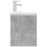 2 Piece Bathroom Furniture Set Concrete Grey Engineered Wood 3324913