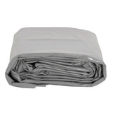 Tarpaulin Grey 2.5x4.5 m 650 g/m 156126