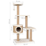 Cat Tree with Scratching Post 123cm Seagrass 170979