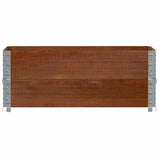 Pallet Collars 2 pcs Brown 100x50 cm Solid Wood Pine 4010285