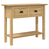 Console Table with Drawer BODO Honey Brown 91 x 34.7 x 74 cm 42023484