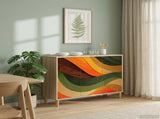 Sideboard BONN Sonoma 102 x 33 x 75 cm Engineered Wood 8006961