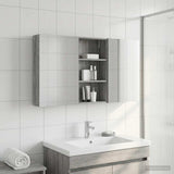 Bathroom Cabinet Set 3 pcs 140 x 14.5 x 70 cm Engineered wood 3403781