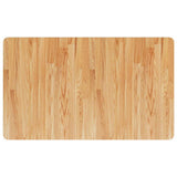 Bathroom Countertop Light Brown 100x60x2.5cm Treated Solid Wood 343041
