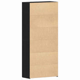 Shoe Cabinet with Door Black 80 x 35.5 x 180 cm Engineered wood 3333845