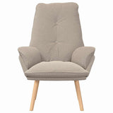 Armchair Light Grey 69 x 74 x 93 cm Sherpa Fabric 42001844