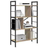 Bookshelf Sonoma Oak 75 x 30 x 123.5 cm Engineered Wood 883965