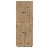 Cabinet Set 2 pcs Artisan Oak 66 x 34.5 x 95 cm Engineered Wood 3416357