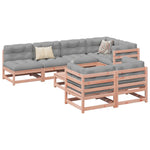 ZNTS 8 Piece Garden Sofa Set Solid Wood Douglas Fir 3299344