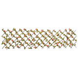 Artificial Ivy Trellis Expandable 5 pcs Dark Pink 180x60 cm 366579