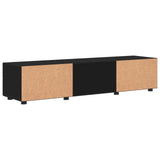 Wooden Cabinet Black 150 x 39 x 30 cm Engineered Wood 880232