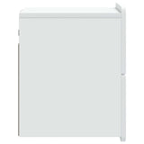 Wall-Mounted Bedside Cabinet 2 pcs White 33 x 34.5 x 43 cm 898296