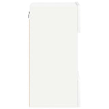 Wall Cabinets with LED Lights for TV 2 pcs White 40x30x60.5 cm 837079