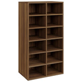 ZNTS Shoe Rack Brown Oak 54x34x100.5 cm Engineered Wood 815311