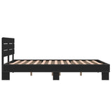 Bed Frame without Mattress Black 140x200 cm 3280147