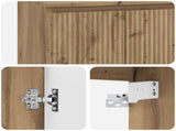 Bathroom Furniture Set Artisan Oak Engineered Wood 3404349