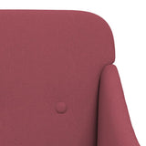 Armchair Wine Red 63x76x80 cm Fabric 351477