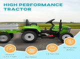 Ride On Tractor, Battery Powered Electric Car, with Detachable Trailer, Remote Control, Music T3398P348360