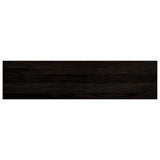 Stair Treads 12 pcs Brown Black 100x25x2 cm Solid Wood Oak 3283040
