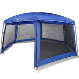 Pool Tent with Removable Fly & Mesh Walls Azure Blue 670x590 cm 4100631