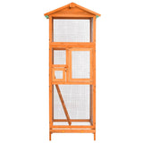 Bird Cage 68x62x166 cm Solid Firwood 171457