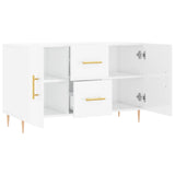 Sideboard High Gloss White 100x36x60 cm Engineered Wood 828158