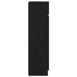 Shoe Cabinet Black Oak 100.5 x 28 x 100 cm Engineered Wood 871388