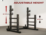 Adjustable Squat Rack with Plate Holders, 300 kg Load T3398P552662