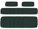 Garden Rattan Sofa Cushion Polyester Cover Replacement Outdoor- No Cushion Included, Dark Grey T3398P314188