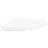Floating Corner Shelves 4 pcs White 35x35x3.8 cm MDF 323918