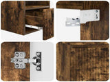 Bathroom Furniture Set 2 pcs Smoked Oak Engineered Wood 3404029