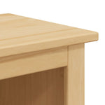 Bathroom Cabinet Corona 70x33x110 cm Solid Wood Pine 4013403