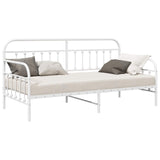 Daybed Frame White 100 x 200 cm Powder-Coated Steel 42002647