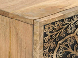 TV Cabinet 105x33x46 cm Solid Wood Mango 358226