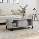 Coffee Table Concrete Grey 90x50x36.5 cm Engineered Wood 830600