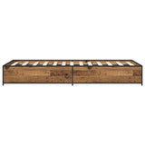 Bed Frame Old Wood 80 x 200 cm Engineered Wood 8009139