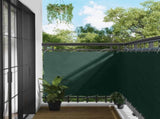 Balcony Screen Dark Green 110 x 1000 cm Oxford Fabric 42030768