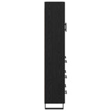 Highboard with Drawer 2 pcs Black Oak 69.5 x 34 x 180 cm 3416239