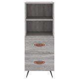 Highboard Grey Sonoma 34.5x34x180 cm Engineered Wood 3200239