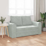 Sofa Bed Light Grey 148 x 71 x 83 cm Velvet 4106684