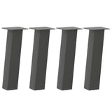 ZNTS Coffee Table Legs 4 pcs Anthracite 42 cm Steel 4012502