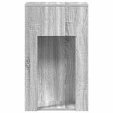 Computer Tower Stand with Drawer Grey Sonoma 30x44x74 cm 858736