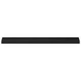 Window Sills 2 pcs Black 120 x 20 x 2 cm Solid Beech Wood 42048340