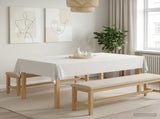 Table Cloth 5 pcs Rectangular White 110 x 160 cm 42040434