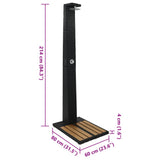 Garden Shower Poly Rattan WPC 44750