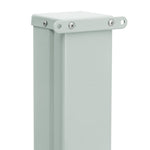 ZNTS Patio Retractable Side Awning 140x600 cm Cream 317953