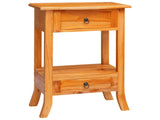 Console Table Natural 50.5 x 30 x 75.5 cm Solid Mahogany Wood 42009937