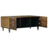 Coffee Table Brown 100 x 54 x 40 cm Solid Mango Wood 4018344