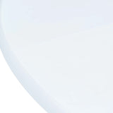 5 Piece Dining Set Solid Rubber Wood White 276869