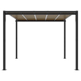 Garden Gazebo Anthracite 3x3 m Aluminium 3217060